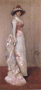 James Abbott Mcneill Whistler Valerie,Lady Meux France oil painting artist